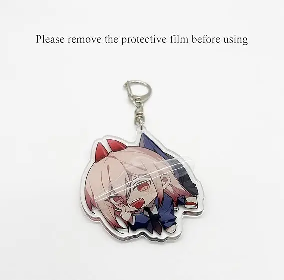 hot Cartoon Manufacturer Cute Figures Popular Key Chain Pendant Holographic Clear wholesale japan anime keychain