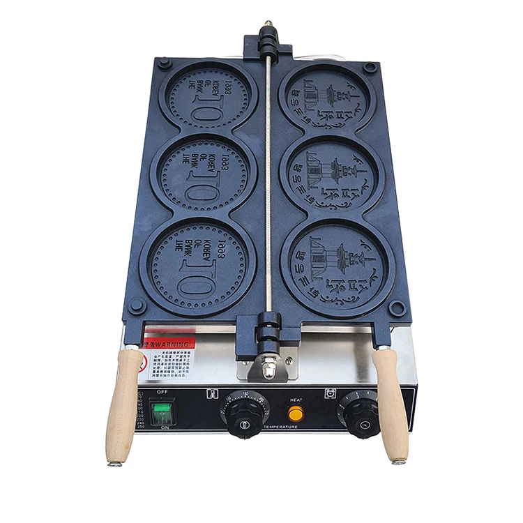 Burger place snack bar popular equipment waffle maker machine commercial taiyaki machine fishwaffle