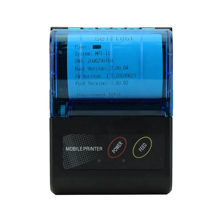 Mobile Printer 58mm Mini Blue tooth Thermal Receipt Android/IOS Portable Printer