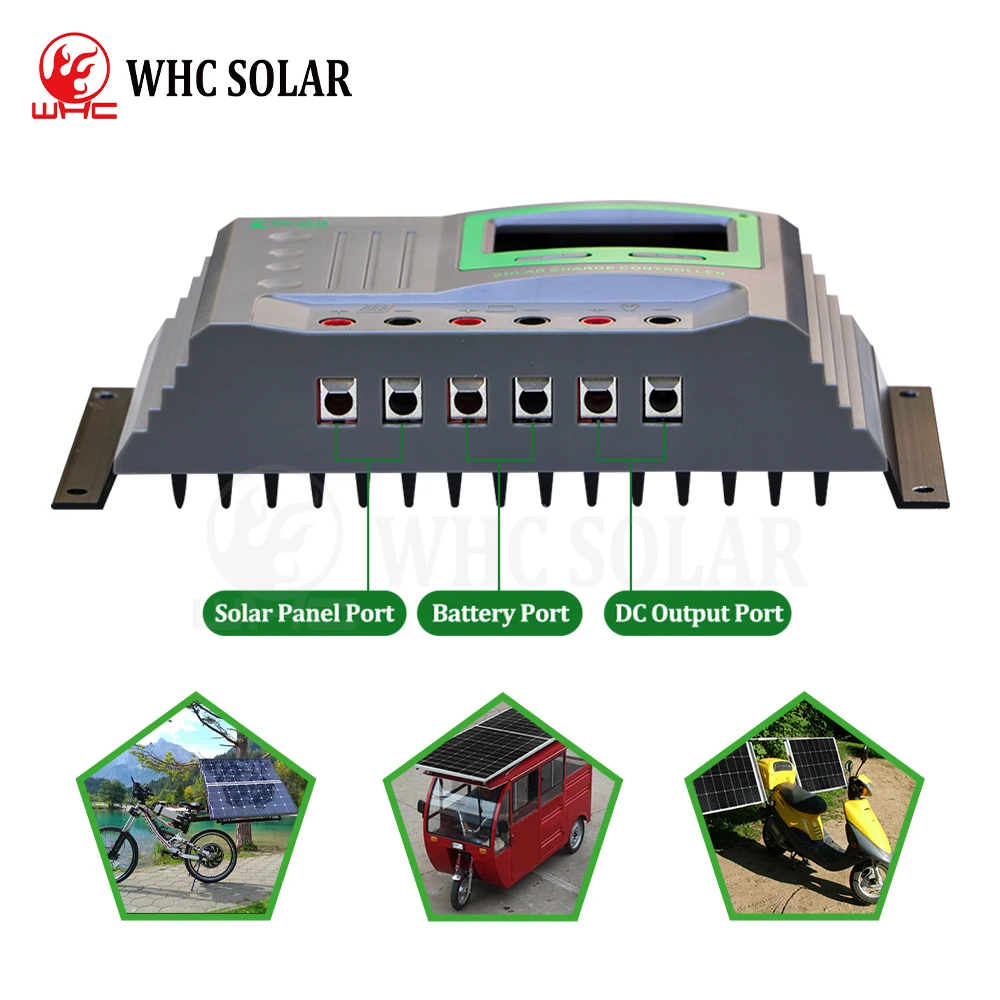 WHC 72V PWM Solar Charger Controller 20A Regulator Solar Battery Charger Controller For Electric Motorcycle Charging