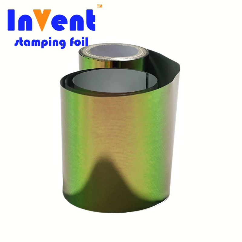 Изобретать фольгу высокого качества Тепловая фольга Бабочка коричнево-зеленая горячая Распродажа Голографическая для горячего тиснения бумаги