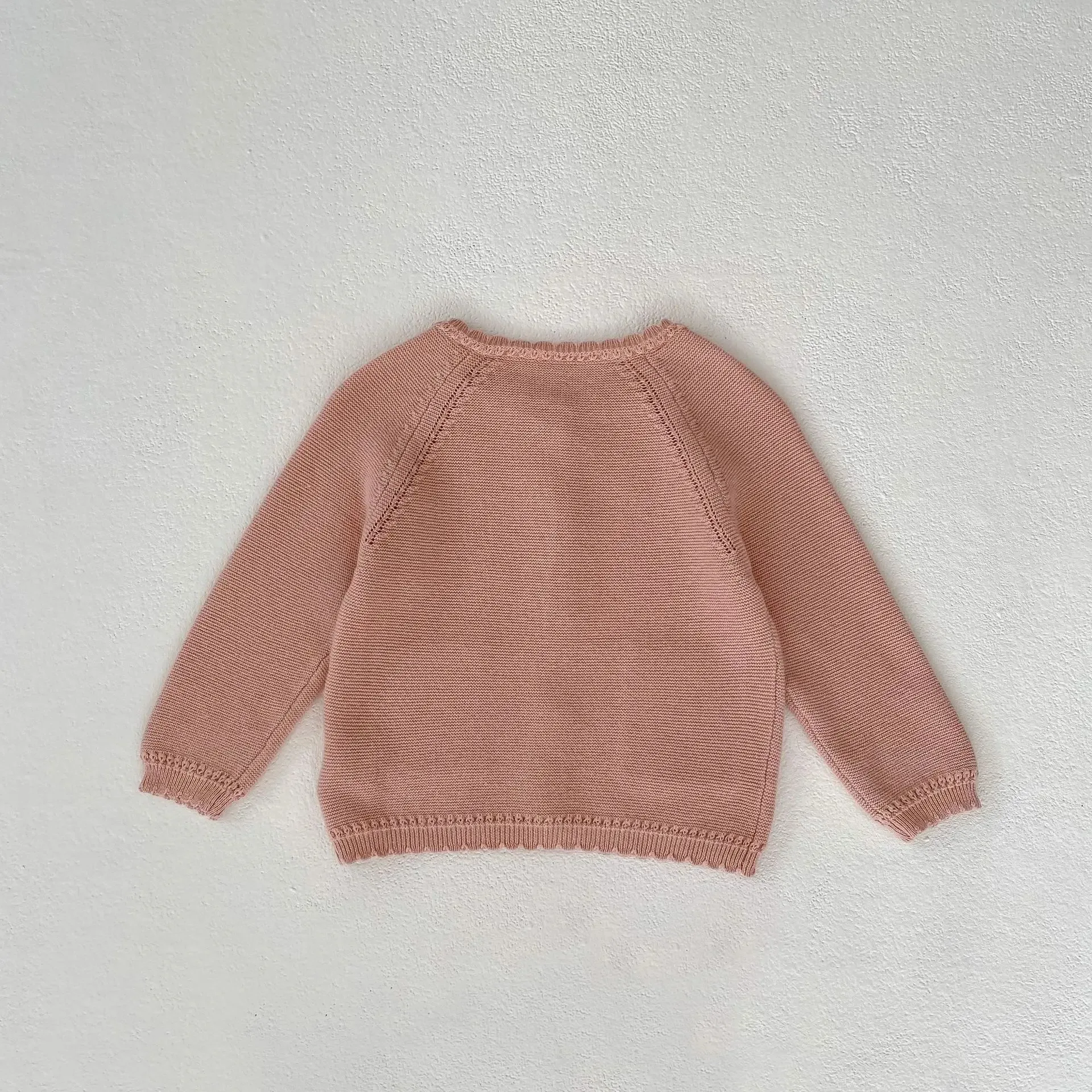 Hot selling Newborn Baby Coat Infant Knitted Cardigan Long Sleeve Clothing Newborn Pocket Coat Autumn Baby Knitwear