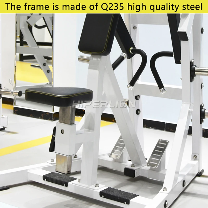 Оборудование для тренажерного зала мощный коммерческий молоток свободный вес тренажер фитнеса V-образные приседания желтого цвета