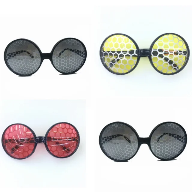 Wholesale Funny Disguise Glasses Novelty Clown Eyewear Eyes and Nose with Mustache Glasses for Halloween Costume Party Favors