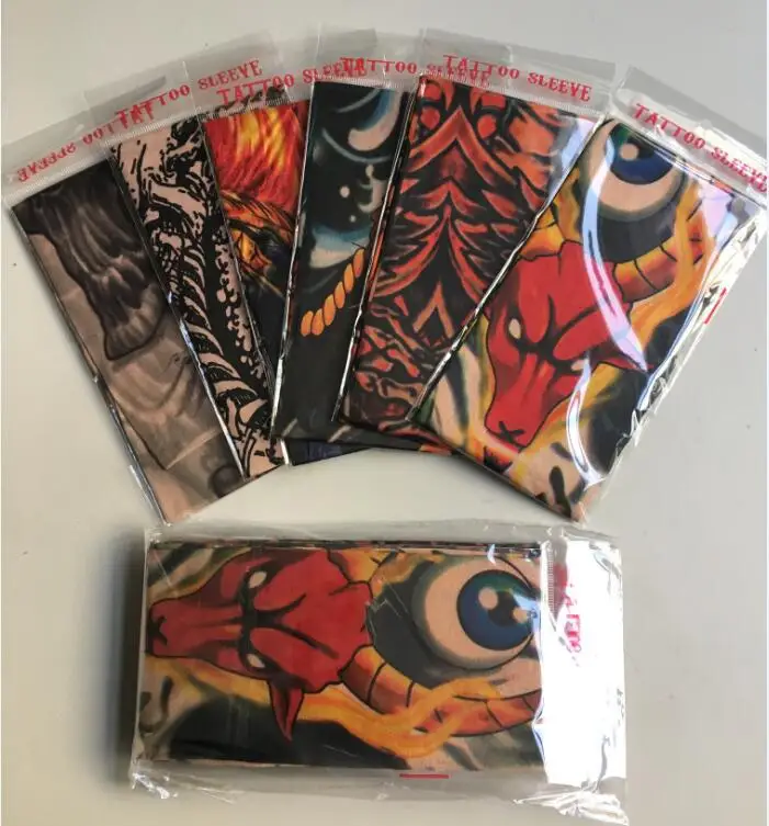 Wholesale youth sun protection compression tattoo arm sleeve