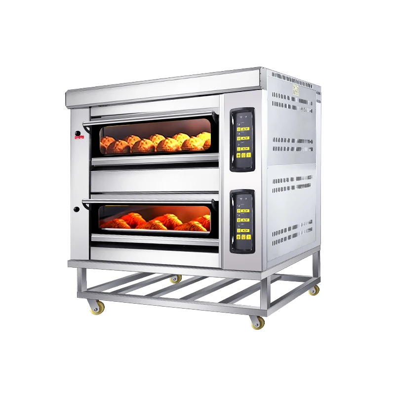 3 Deck 6 Tray Baking Oven Commercial Big Gas Bakery Gas Automatic Cake and Bread Oven for Bake