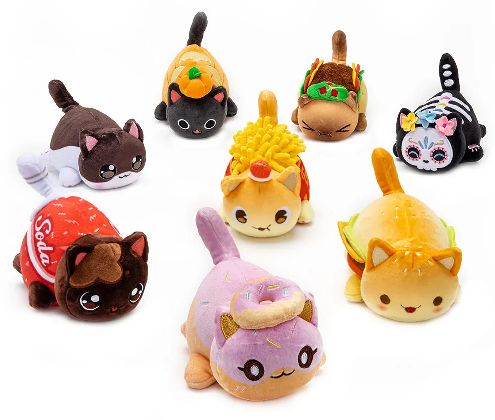 Cute Aphmau Cat stuffed animals Plush Toys for kids Birthday gifts Youtube Aphmau Festivla Animal Cat Kitty