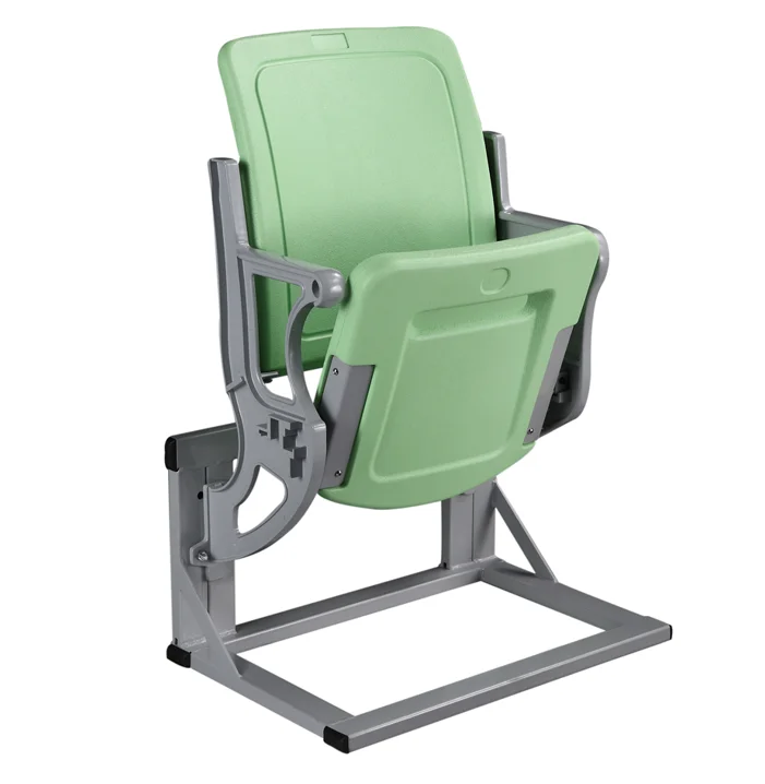 Plastic Folding Stadium Hall Seats Church Chair with Aluminum