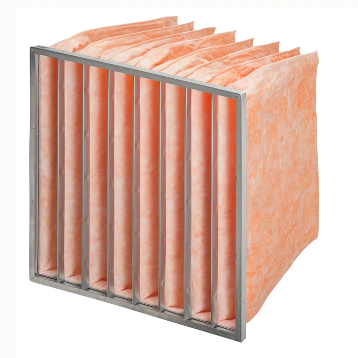 Construction HVAC filtration synthetic bag pocket air filter