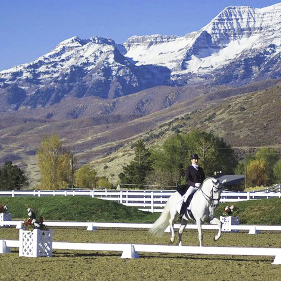 Fentech top quality small portable plastic dressage arena