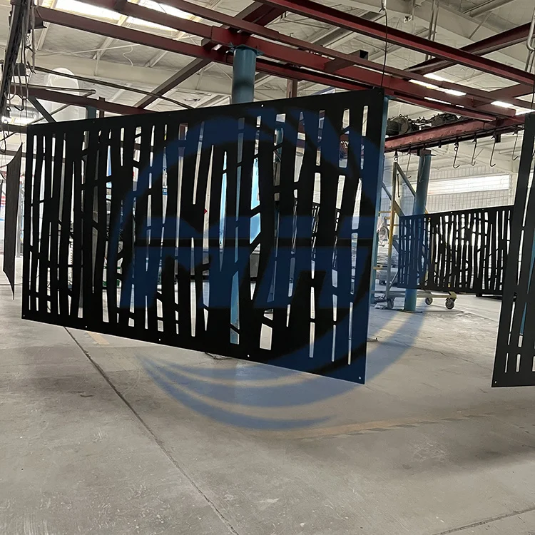 Privacy aluminum screen