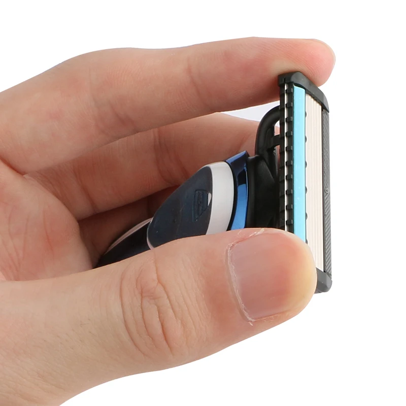 
Online changeable men razor five blade system shaving razor with replaceable blade 