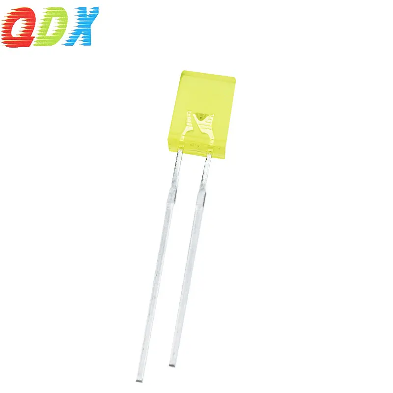 China High Quality 2*5*7mm Square LED yellow light-emitting diode257 mm yellow Led Dip In Diode1000pcs/bag led module