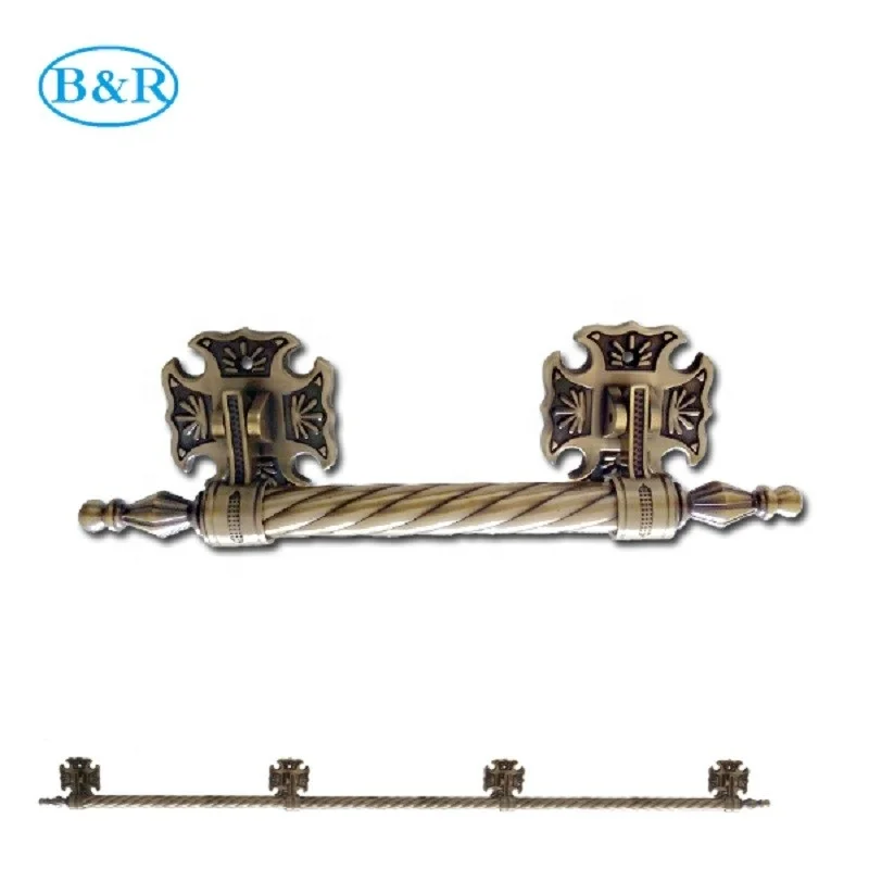 H023  Casket handles metal manijas de ataud 155 cm long bar with 4 claws