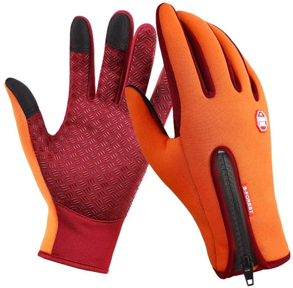 Men Women Anti-Slip Warm Cycling Driving Running Winter Touchscreen Sports Gloves For Outdoor Climbing Skiing