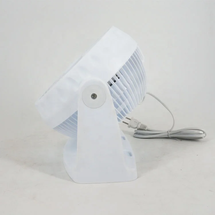 8 Inch new fashion design white black plastic adjustable small cheap desk box air cooling floor table stand fan
