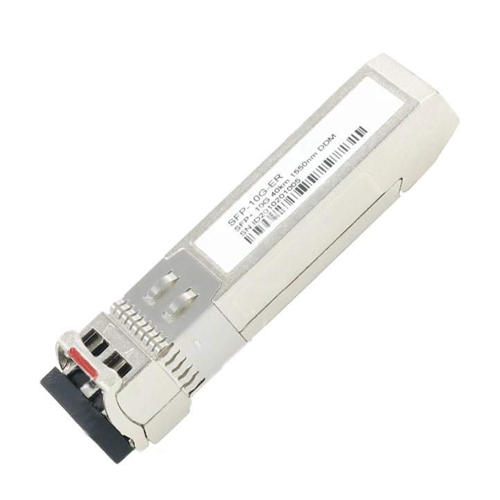 SFP-10G-ER 1550nm 40km High Speed Plastic Metal Fiber Optical Transceivers 1550nm Wavelength