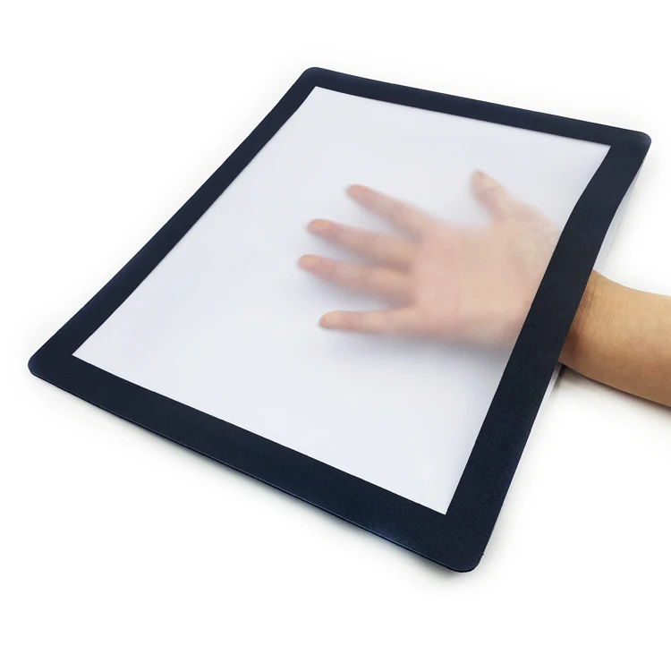 A2 A3 A4 Custom Size Interchangeable Desk Window Counter Mat With Photo Insert For Advertising