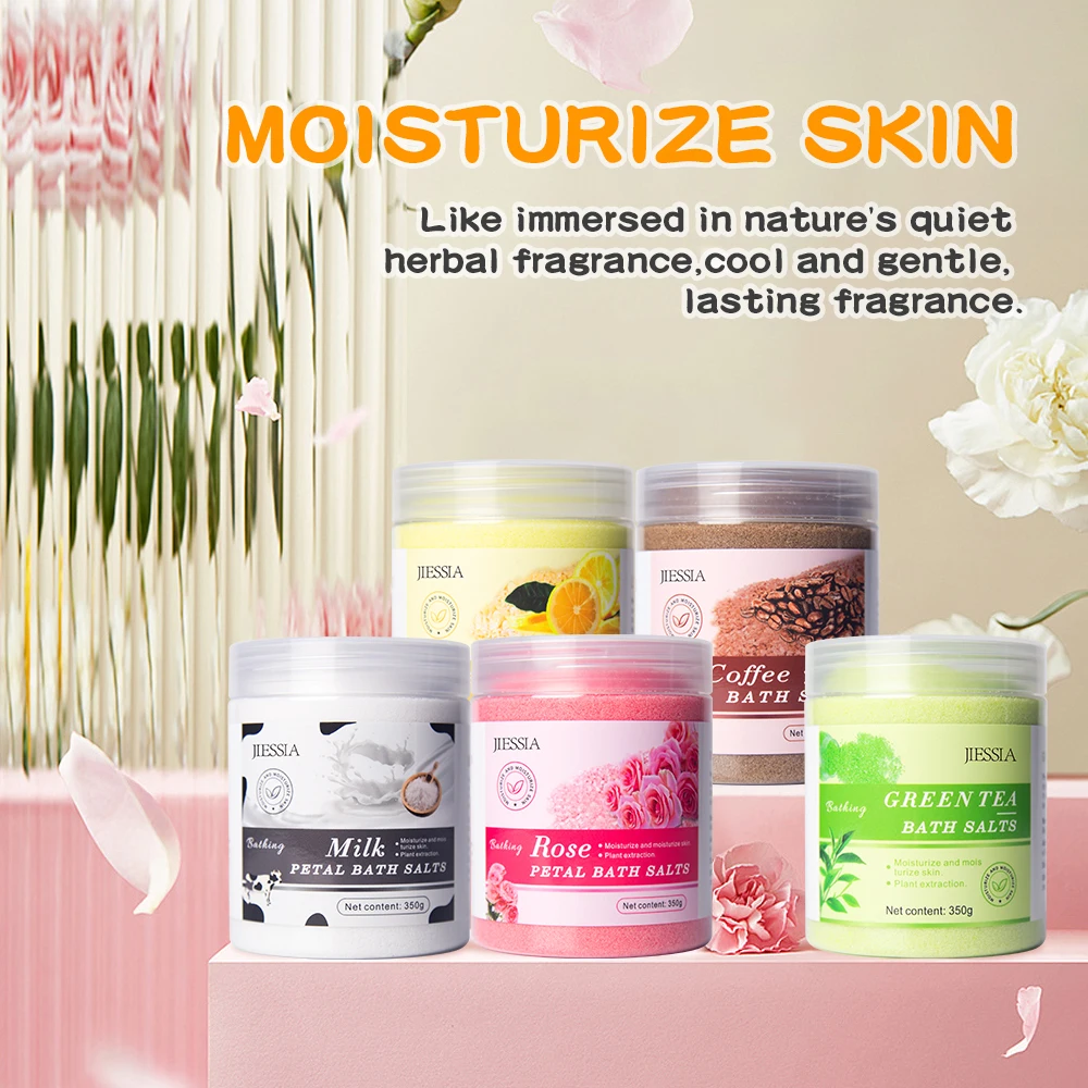 OEM low MOQ best ginger bath salt skin care products Bathing Salts Body Scrub Bath Salts