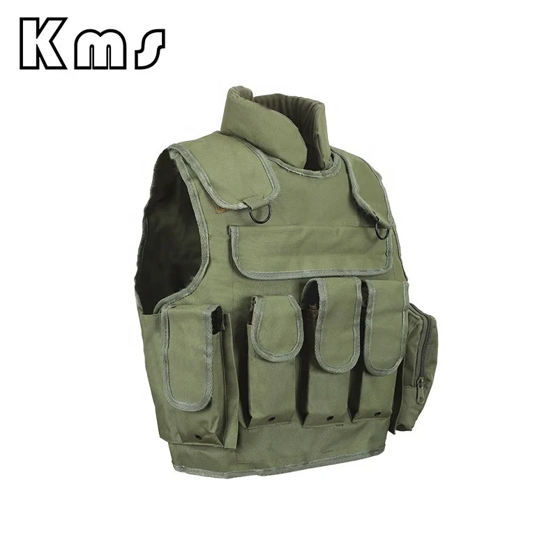 KMS Custom Adjustable Soft Green Security Guard Vest Sale Vest Greencity Tactical Assault Gear Tactical Vest Plate Carrier