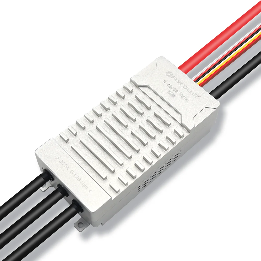 Flycolor 200A ESC Бесщеточный X-Cross HV3 PRO 5-12S ARM 32-Bit без Бека для Радиоуправляемый Дрон