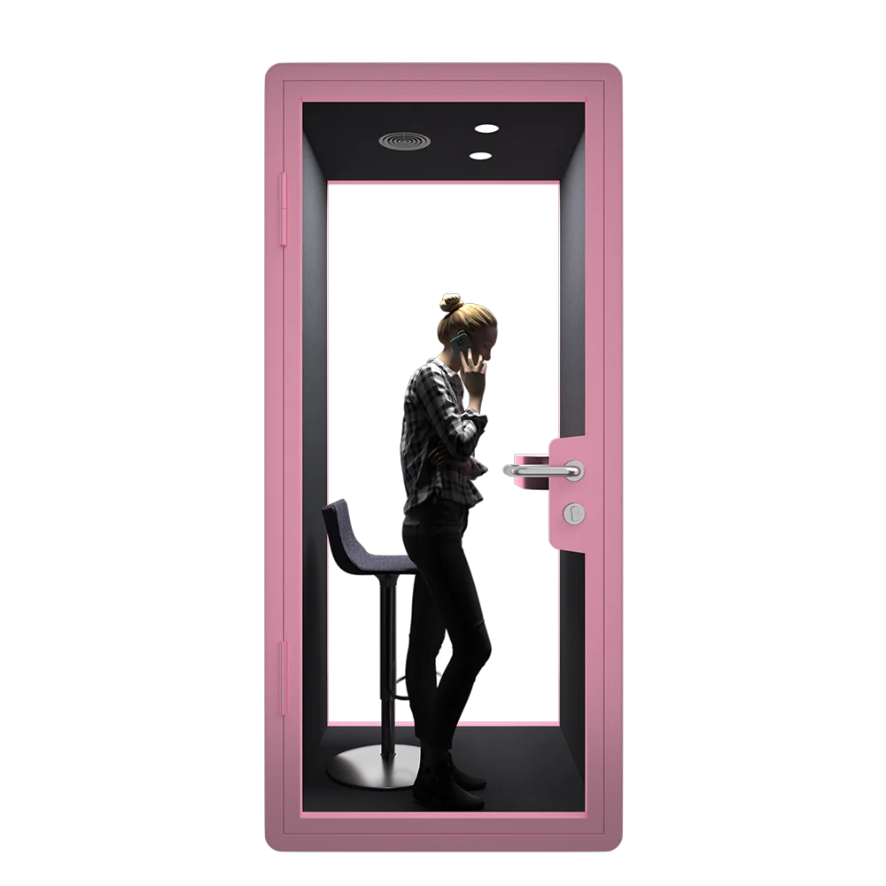 Soundproof phone booths for the open office