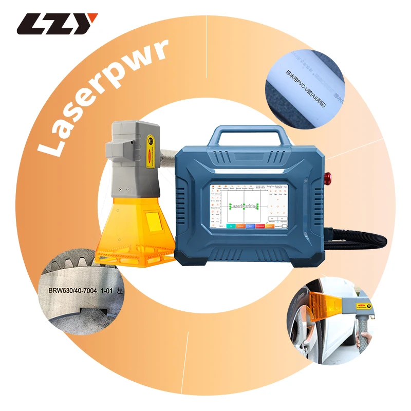 New Design Handheld Lazer Engraving Pigeon Ring Tyre LOGO Fiber Laser Marking Machine