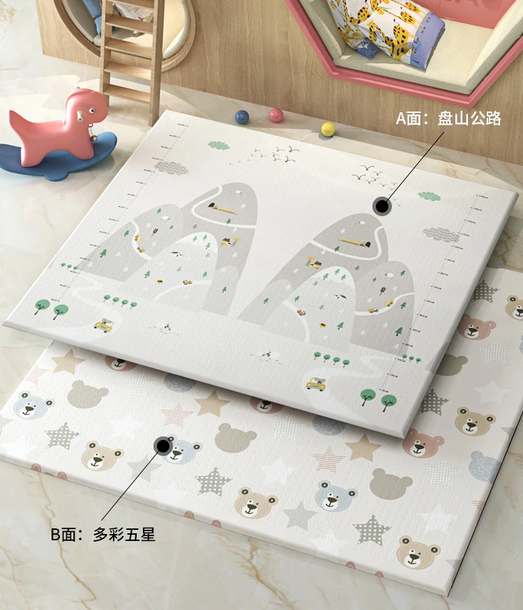 New Design Eco-Friendly Waterproof Baby Play Mat XPE Foam Material Climbing Crawling Folding Play Mat