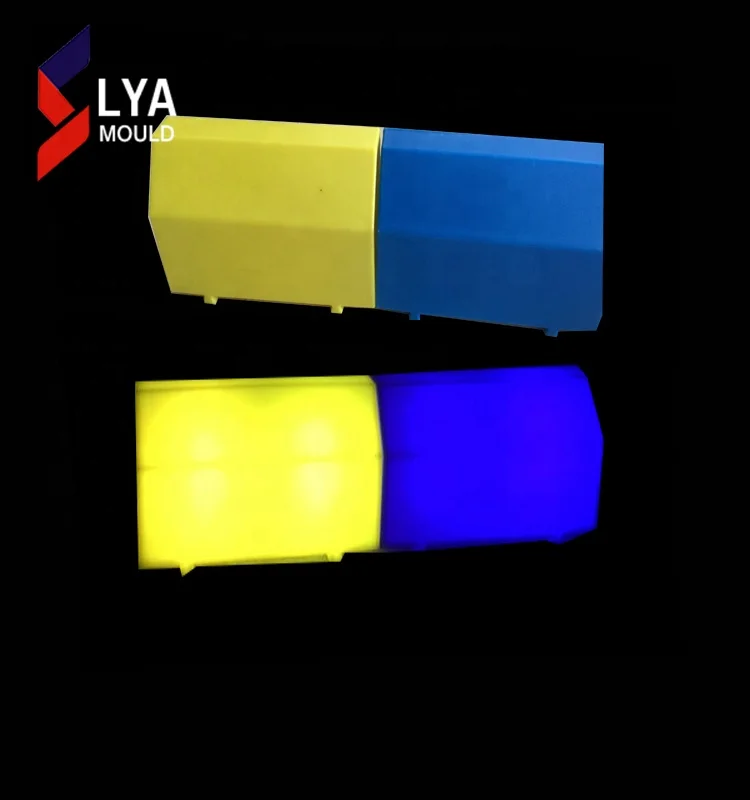 Hot Selling Colors Plastic LED Light Curbstone road kerb mould curb stones for sale