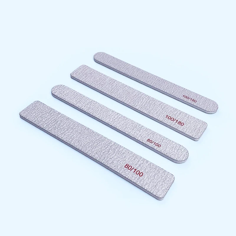 Hot Sale Professional Manicure 50Pcs/Bag Custom 80 100 180 240 Double Sides Zebra Jumbo Zebra Nail File