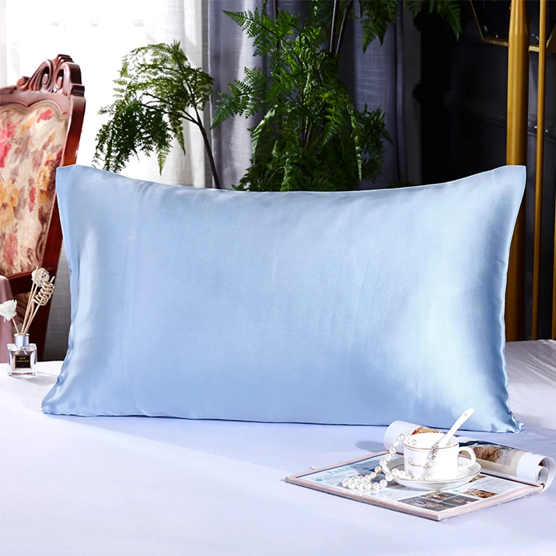 2022 Hot Sale Silk Pillowcase 100% Mulberry Silk Queen Size Silk Pillow Case For Skin And Hair Queen Size