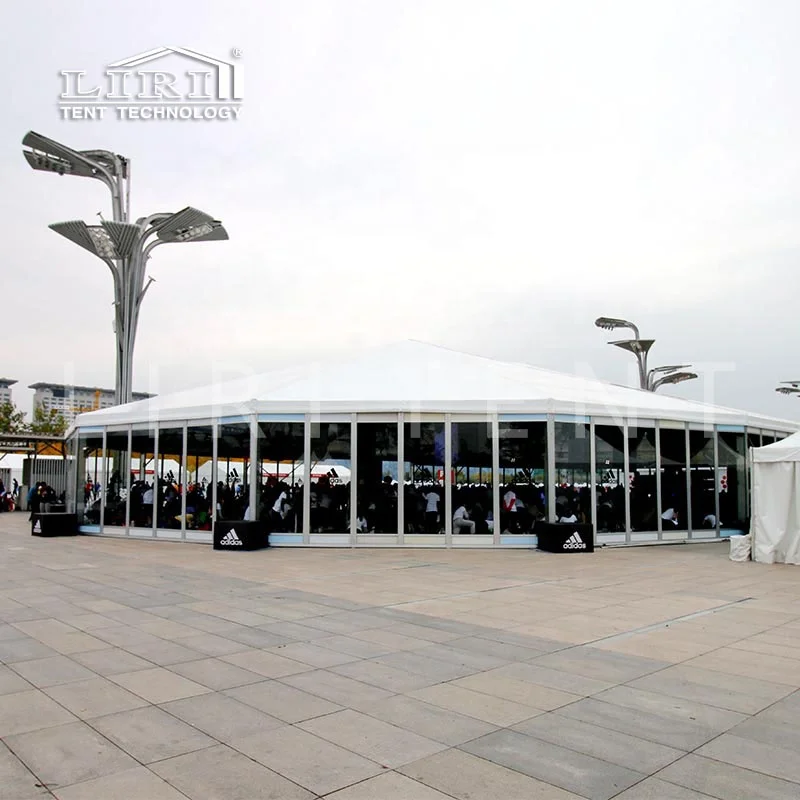 New Style Multi Side Circle Marquee Events Personalized Tent for Running Marathon