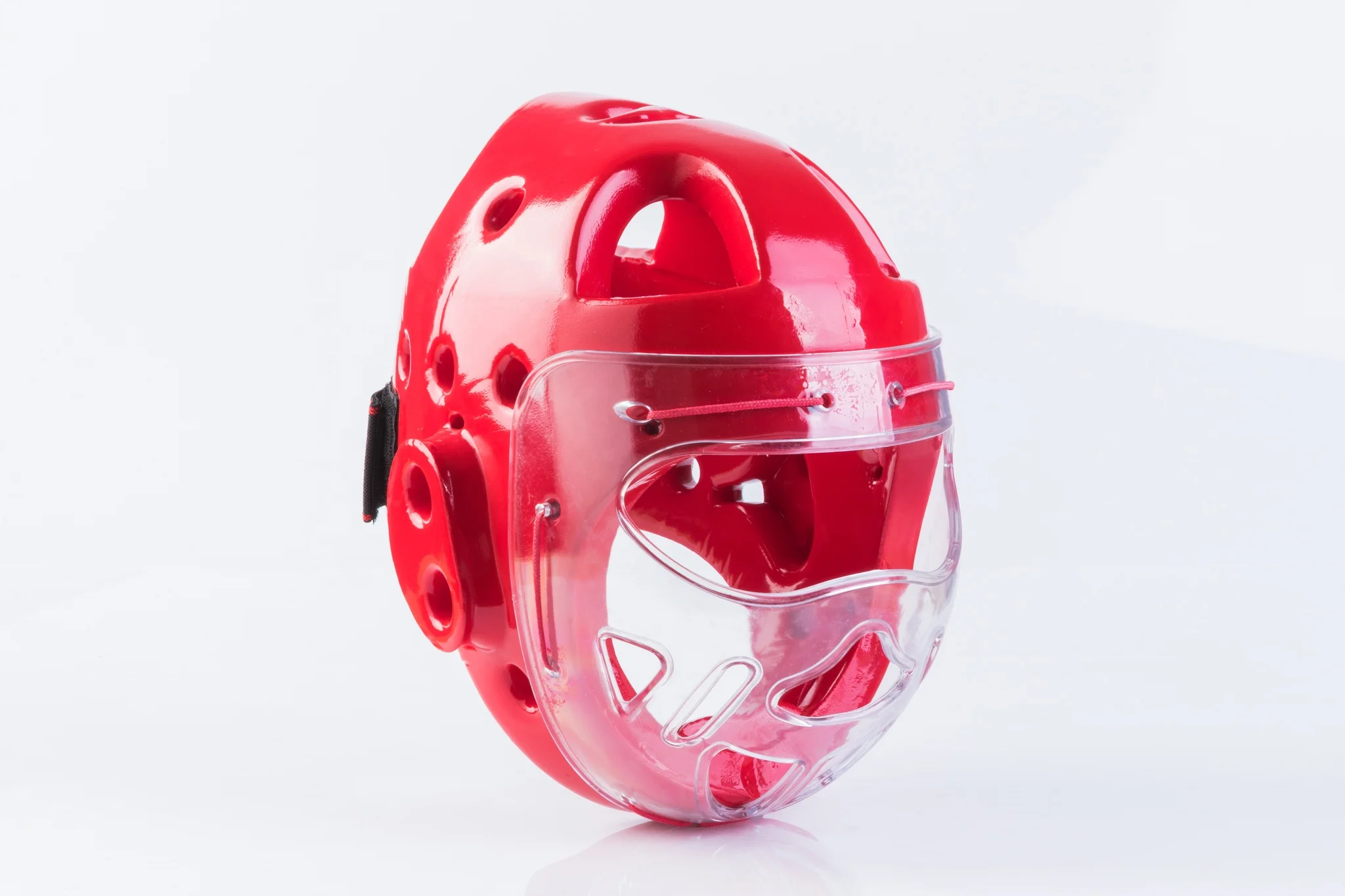 
HOT Sale Taekwondo Equipment Kick Boxing Karate Head Gear Taekwondo Face Protector 