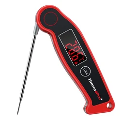 ThermoPro TP19 Waterproof Digital Meat Thermometer for Grilling with Backlit & Thermocouple Instant Read Thermometer