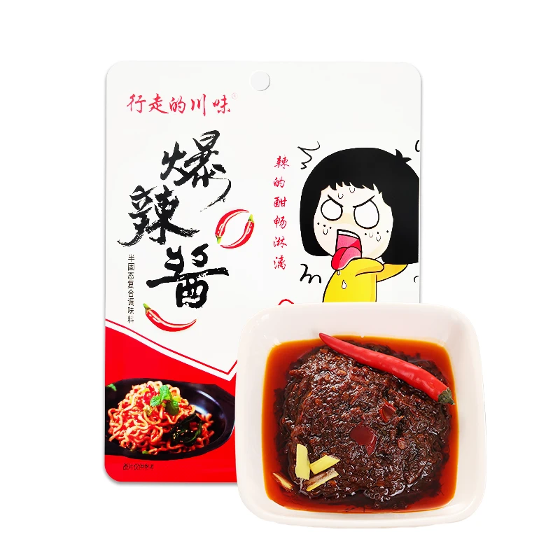 Tianchu 60g/bag China Food Supplier Sichuan Super Spicy Sauce With Special Spicy Taste From China Chili Sauce