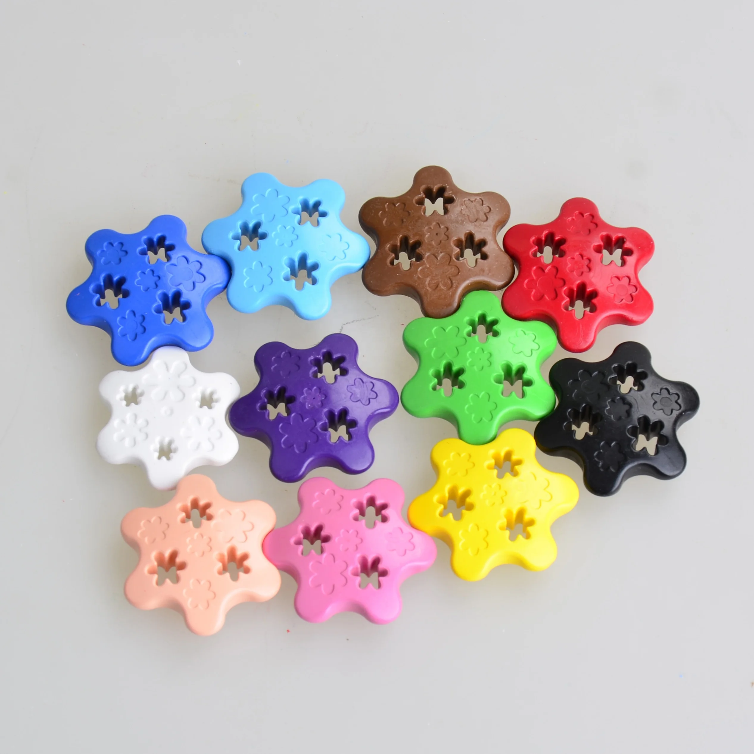 6 шт., детские пластиковые мелки в форме яйца