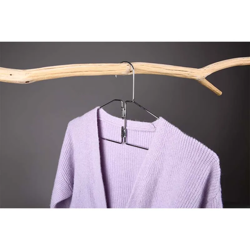 Kindome new arrival high quality hot sale foldable metal clothes metal hanger in USA market