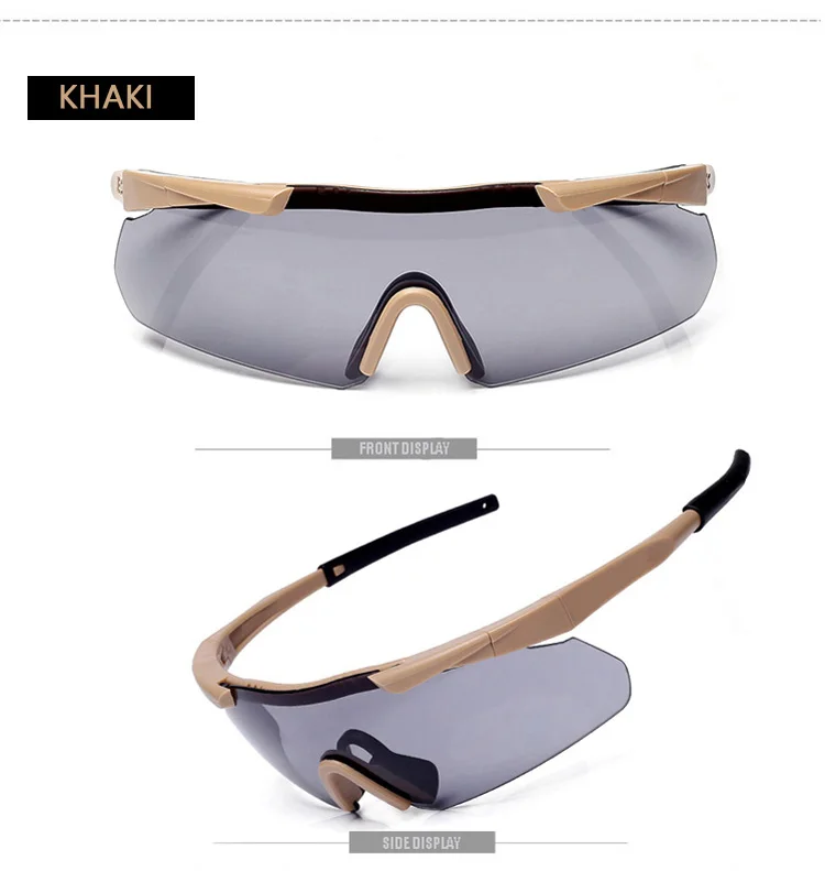 Tactical Glasses Military Goggles Bullet-proof Army Sunglasses with 3 Lens Men Shooting Eyewear Motorcycle