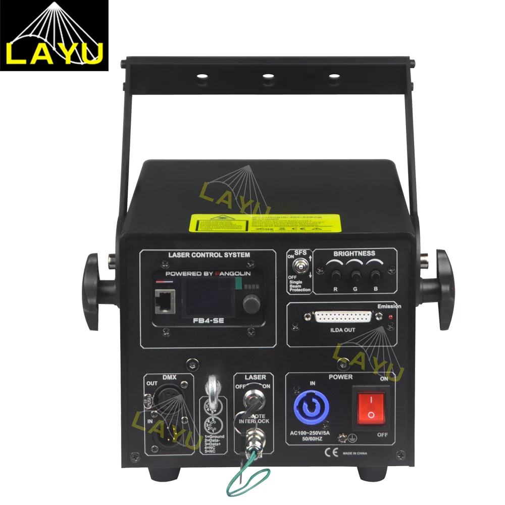 Outdoor Laser 8W RGB Animation Laser Light Ilda DJ Laser Stage Lighting Lasershow