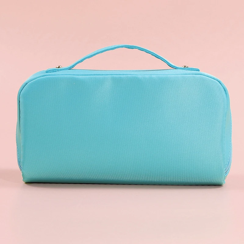 2024 Custom Fashion Logo Nylon Makeup Bags For Travel Women Cosmetic Cases