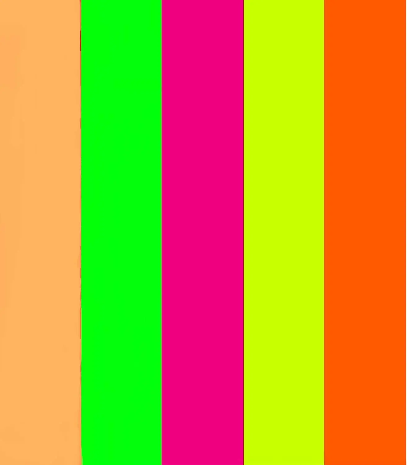 Wholesale Bright Colored Contact Paper Art Neon Color Paper Colorful Fluorescent Paper