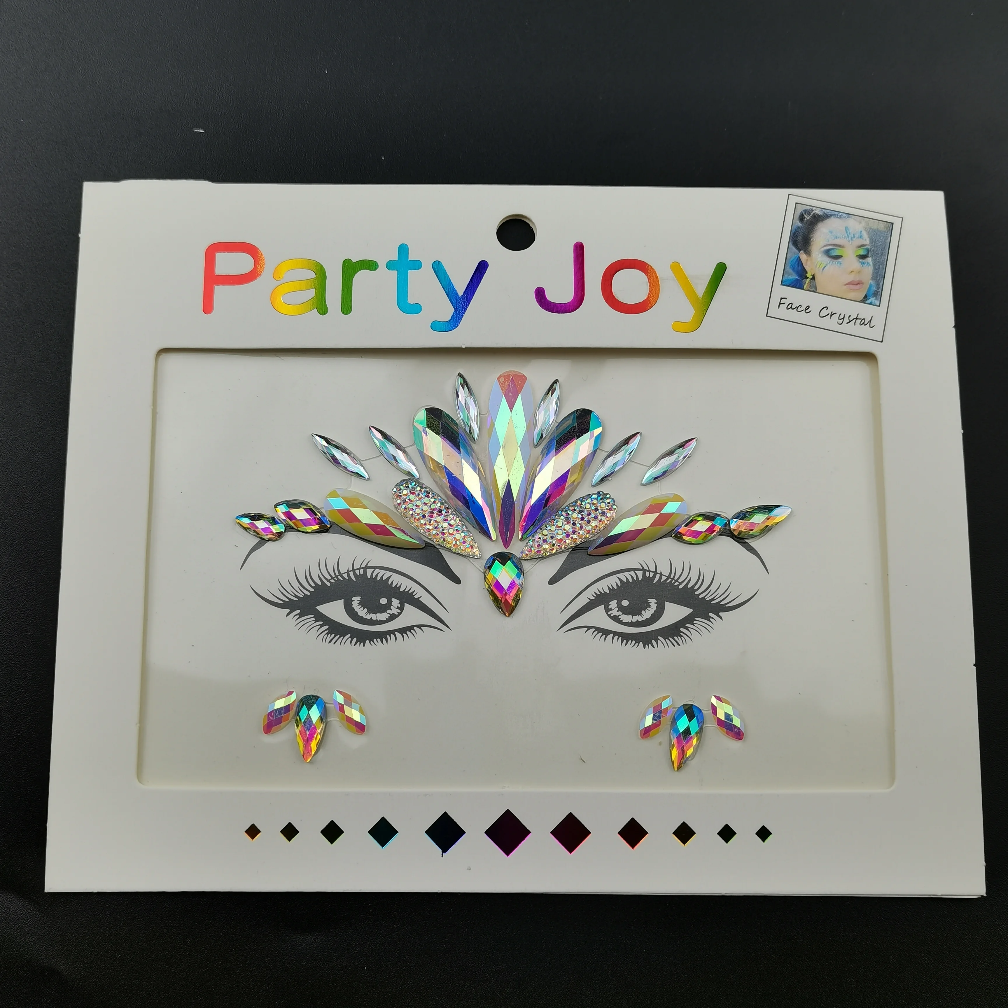Wholesale Jewels Rave Face Crystal Gem Eye Face Body Jewel Crystal Rhinestone Face Gem Stickers for Festival Party