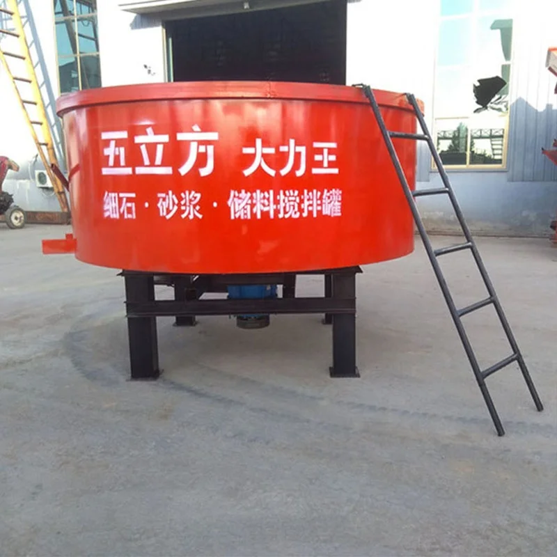 New Listing Cement Wet Cement Mixer Pan Mixer Vertical  Wheel Roller Sand Electric Motor For Concrete Mixer