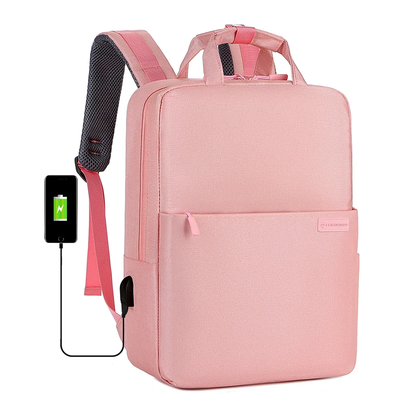wholesale 2023 new polyester fiber usb smart business travel laptop backpack with security lock