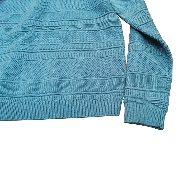 DiZNEW Hot Selling Custom Oversize Chunky Cable Man Knit Sweater Hombre Pullover Links Sweater