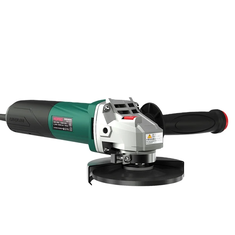 Hoprio 5 Inch  1250W  Angle Grinder With Brushless Motor power tool with variety speed