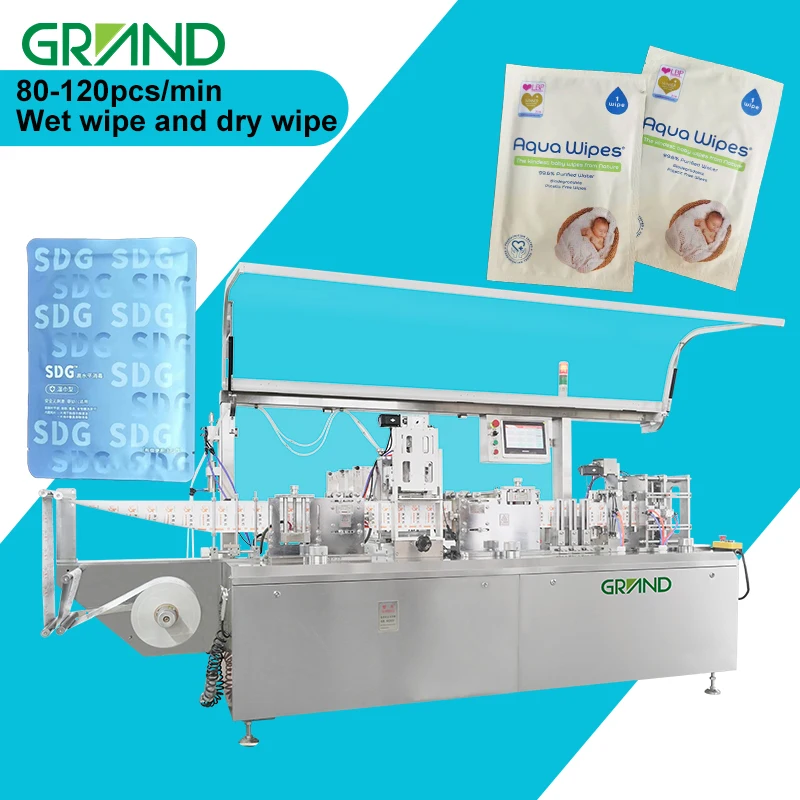 Машина для производства одноразовых влажных салфеток медицинская дезинфицирующая