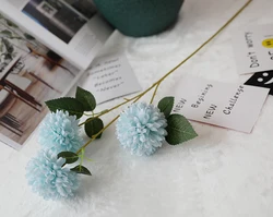 Shininglife wholesale Wedding Table Tennis Chrysanthemum Dandelion flower ball wedding centerpieces