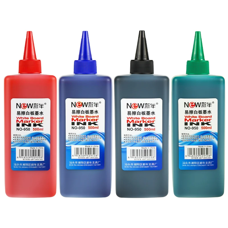New Year Brand Hot Sale Dry Erase Refillable Whiteboard Markers Ink for School,Office,Pen Factory