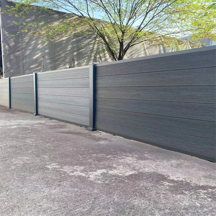 wood plastic composite wpc fence boards with trellis co-extrusion home garden fence panels better than vinyl pvc fence